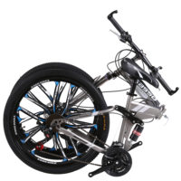 KUBEEN DLANT Горный складной велосипед с амортизацией (колеса 26″, 21 скорость)