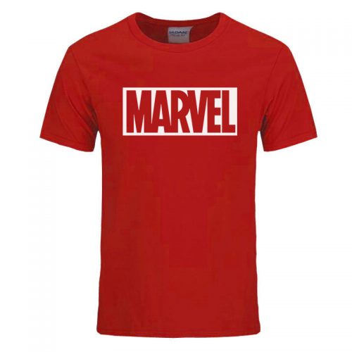 Женская и мужская футболка Marvel с коротким рукавом