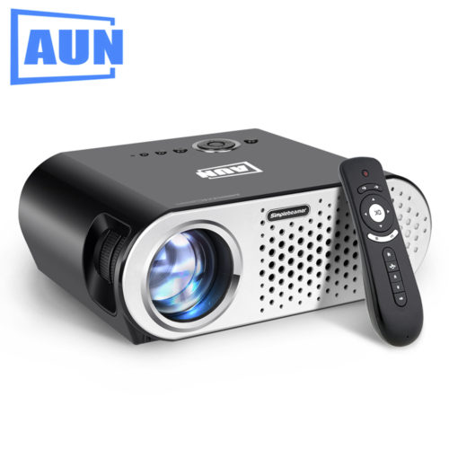 AUN T90 Цифровой светодиодный проектор для домашнего кинотеатра 3200 люмен 1280*768