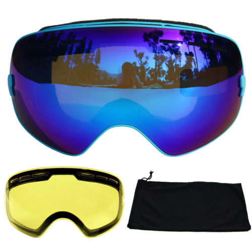 Противотуманные лыжные очки с защитой УФ-400
