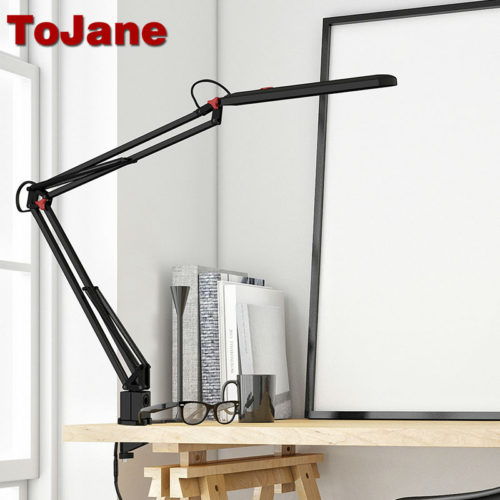 ToJane TG988 Настольная светодиодная гибкая лампа с тремя уровнями яркости и регулируемой температурой 3000- 6000 К