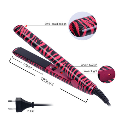 Мини-выпрямитель утюжок для волос с керамическими пластинами