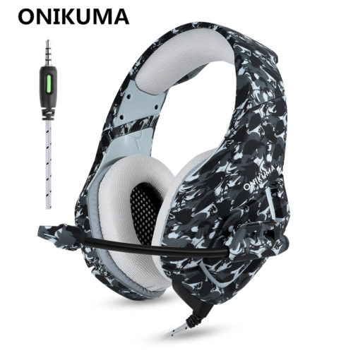 Onikuma K1 камуфляжные наушники гарнитура с микрофоном