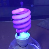 Ультрафиолетовая спиральная лампочка E27 220 В
