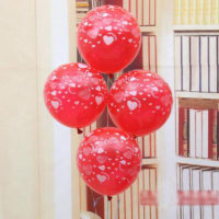Воздушные шары 12″ с сердцами на день Святого Валентина 10 шт.