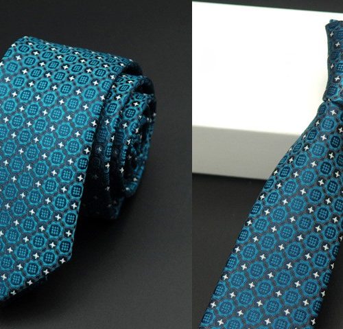 Мужской галстук из полиэстера с узором 6 см