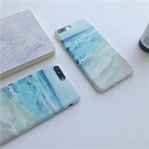 Чехол задняя крышка для iPhone с изображением воды, синего моря