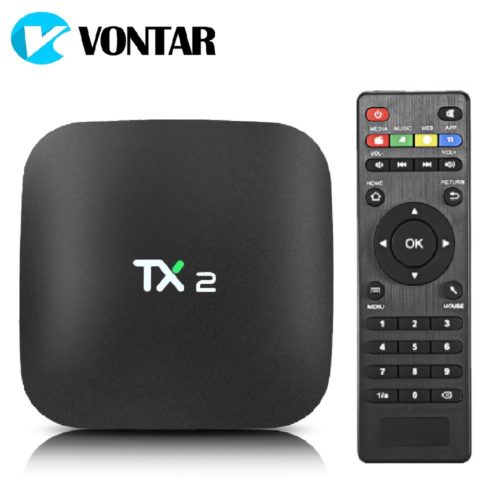 Беспроводной медиаплеер смарт тв-приставка к телевизору VONTAR X2 Android 6.0, Bluetooth