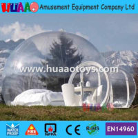 Надувная прозрачная палатка купол шар