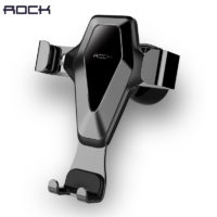Rock Универсальный металлический держатель для телефона в автомобиль на вентиляционную решетку