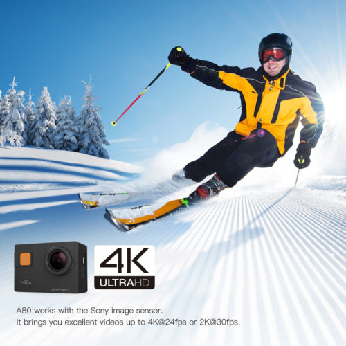 Купить Спортивная водонепроницаемая экшн камера Apeman 4K A80 Pro 170 .