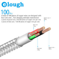 Elough e04 Магнитный Micro USB кабель провод для быстрой зарядки смартфонов