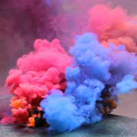 Цветные дымовые шашки