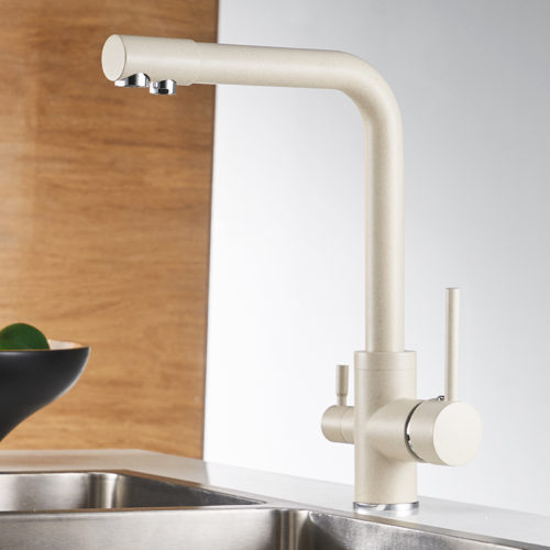 FRAP двухвентильный керамический смеситель кран для кухни с двумя ручками, функцией очистки воды и с дополнительным выходом для питьевой воды