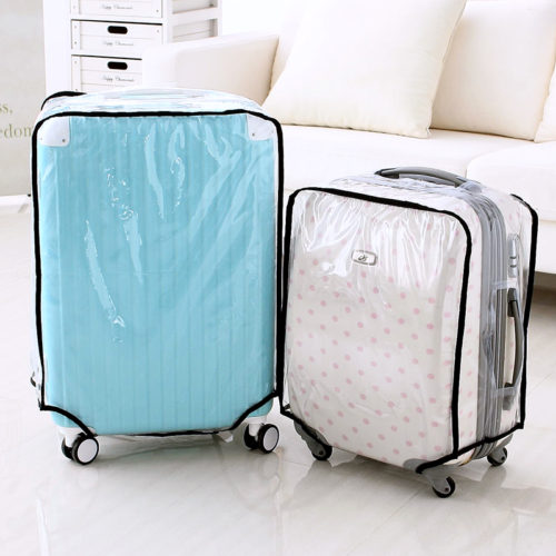 Водонепроницаемый прозрачный чехол на чемодан (разные размеры)