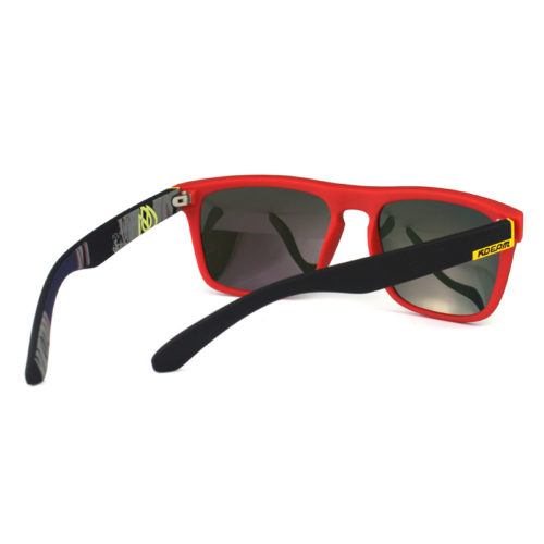 KDEAM Мужские классические солнцезащитные очки с оправой из ацетата и зеркальными антибликовыми линзами