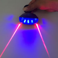 Задний велосипедный фонарь с лазерной проекцией-дорожкой Laser Tail Light