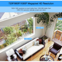 MISECU Ip-камера видеонаблюдения 1080/960/720 P с функцией ночного видения и с датчиком движения