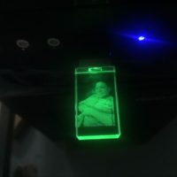 USB флеш-накопитель флешка светящаяся с объемным 3D логотипом или фотографией на заказ 8/16/32/64 ГБ