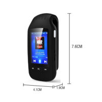 HOTT мини mp3 плеер Bluetooth 8 ГБ с шагомером, секундомером, FM Радио, поддержкой карт памяти