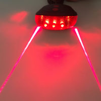 Задний велосипедный фонарь с лазерной проекцией-дорожкой Laser Tail Light