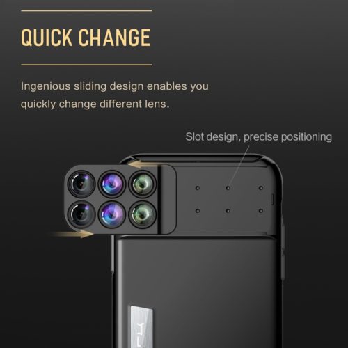 Чехол для IPhone X с разными линзами для камеры