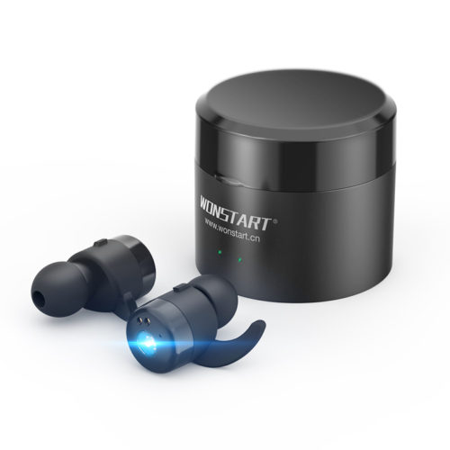 Wonstart w302 Беспроводные мини Bluetooth стерео наушники-вкладыши с зарядным футляром