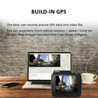 Azdome Gs63h автомобильный 4K видеорегистратор с Wi-fi, функцией ночного видения, GPS