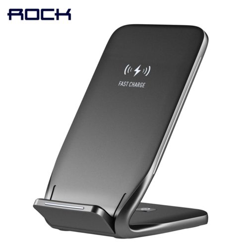 ROCK Беспроводное универсальное зарядное устройство-подставка с функцией быстрой зарядки для Samsung, iPhone и других смартфонов