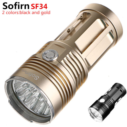 Sofirn sf34 мощный водонепроницаемый светодиодный фонарик