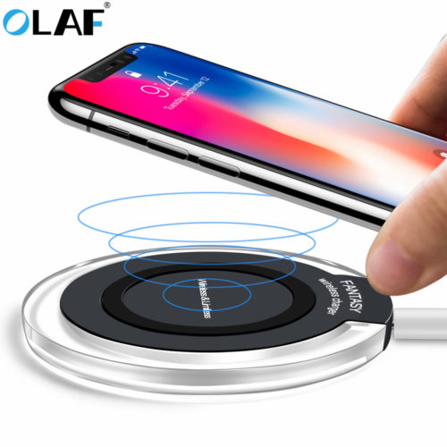 OLAF fantasy Беспроводное универсальное круглое зарядное устройство для Samsung, iPhone и других смартфонов