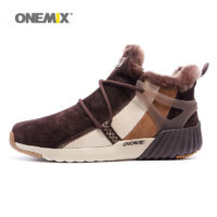 ONEMIX Мужские и женские зимние теплые спортивные кроссовки с мехом внутри (36-45 размеры)