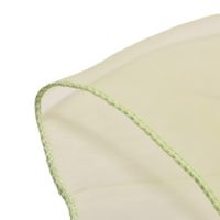 Прозрачный тюль-занавеска с зелеными или фиолетовыми листочками