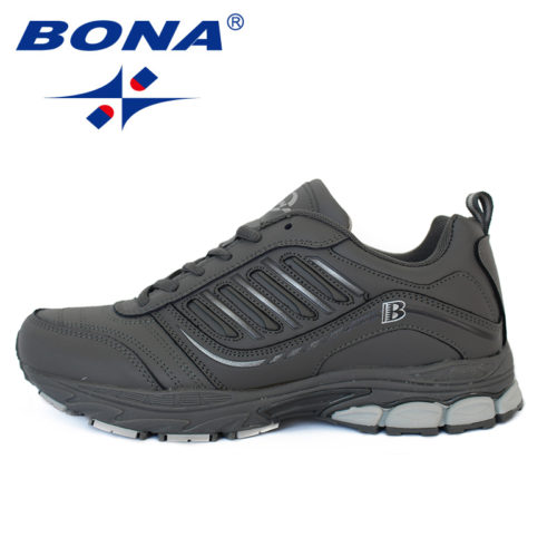 BONA мужские спортивные кроссовки для бега (черные, белые и серые)