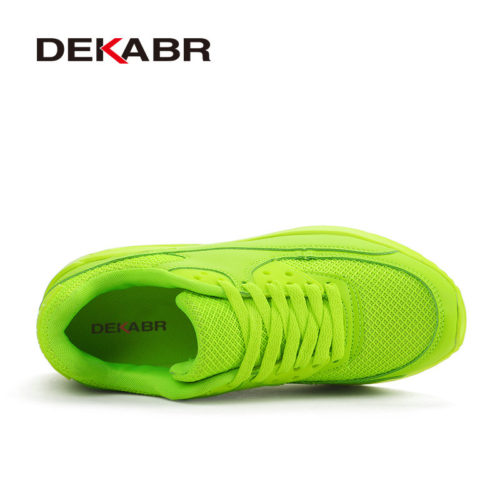 Мужские и женские спортивные классические сетчатые кроссовки одного цвета на шнуровке для бега 35-44 размеры