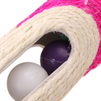 Когтеточка игрушка для кошки с мячиками шариками внутри