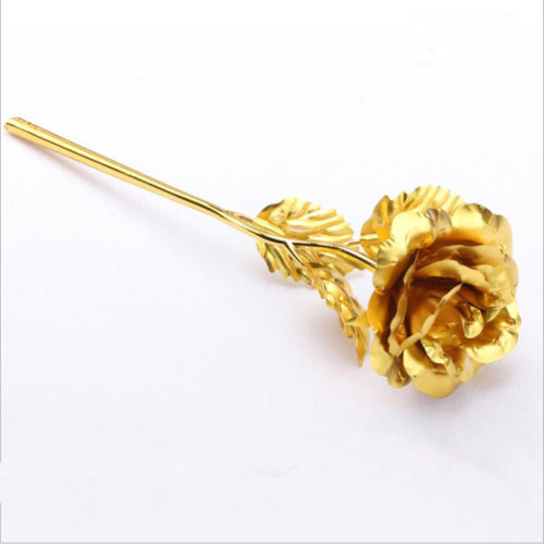Декоративная искусственная роза из фольги