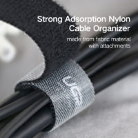 Ugreen нейлоновые стяжки липучки для организации сматывания кабелей, проводов, шнуров