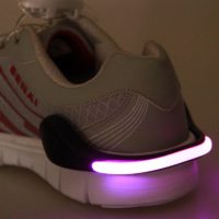 Светодиодные светящиеся накладки-клипсы на обувь