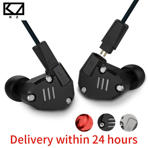 KZ ZS6 гибридные вакуумные стерео Hi-Fi наушники гарнитура с микрофоном