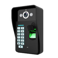 OBO HANDS Wi-Fi видеодомофон с камерой, сканером отпечатков пальцев и паролем 7″ 1000TVL