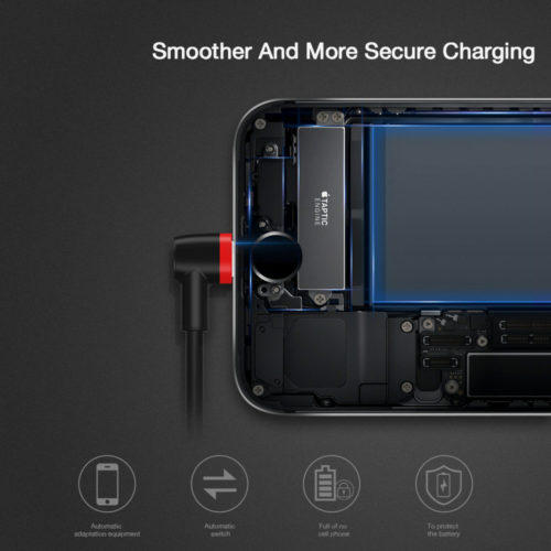 Floveme угловой L-образный кабель для зарядки айфонов (iPhone)