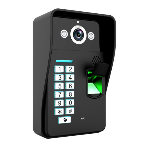 OBO HANDS Wi-Fi видеодомофон с камерой, сканером отпечатков пальцев и паролем 7″ 1000TVL