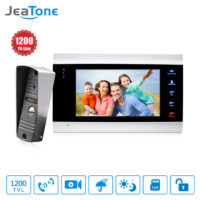 JeaTone видеодомофон с камерой 7″ 1200TVL