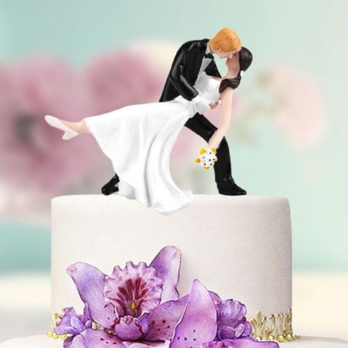 Фигурки-статуэтки жениха и невесты на свадебный торт