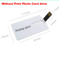 Флешка USB 2.0, от 4 до 128 ГБ в форме кредитной карты с фотографией/изображением/логотипом на заказ покупателя
