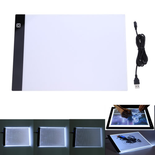 VKTECH светодиодный графический планшет 13,15×9,13″, A4