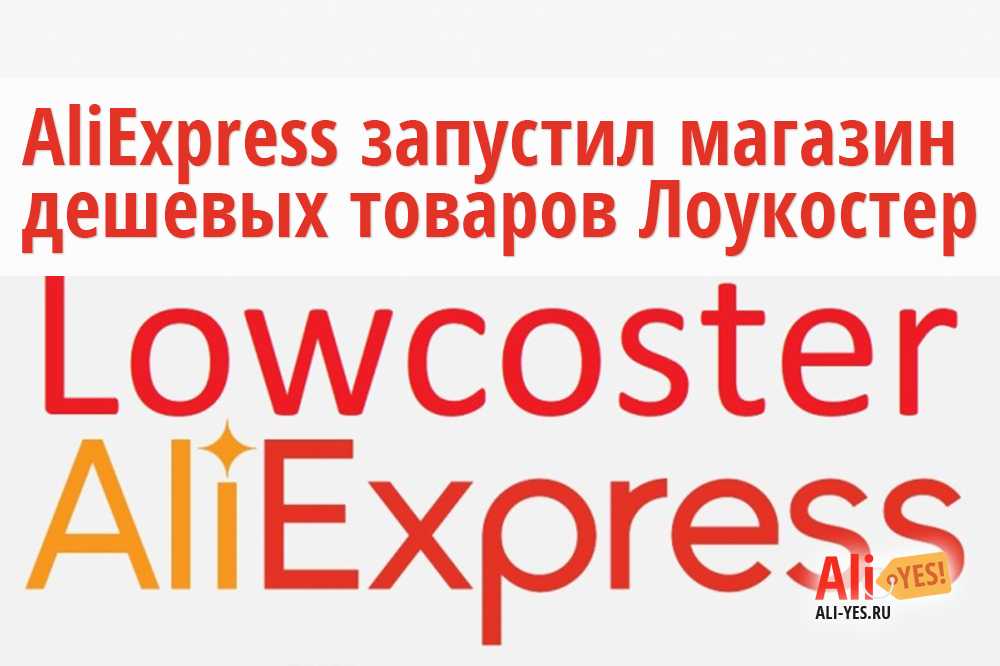 AliExpress запустил в России магазин дешевых товаров Лоукостер