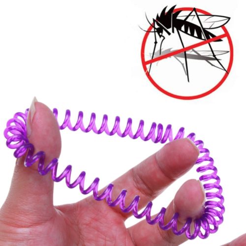 Браслет-спираль на руку от комаров