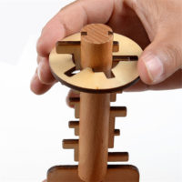 Деревянная головоломка Ключ Key Lock